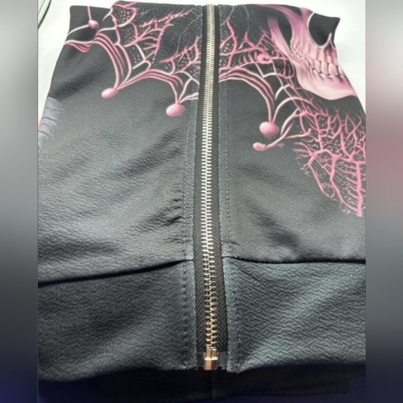 NWOT Autumn Limited Edition  SKULL Retro Jacket - Picture 5 of 7